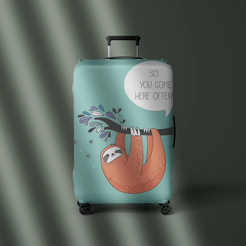 Anti Scratch Luggage Protective Cover Non Slip Multiscene Various Colors