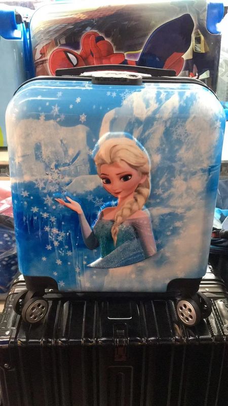 18 Inches Frozen Prinesess Kids Cartoon Luggage Whimsical Wanderlust Enchanting  For Imaginative Journeys