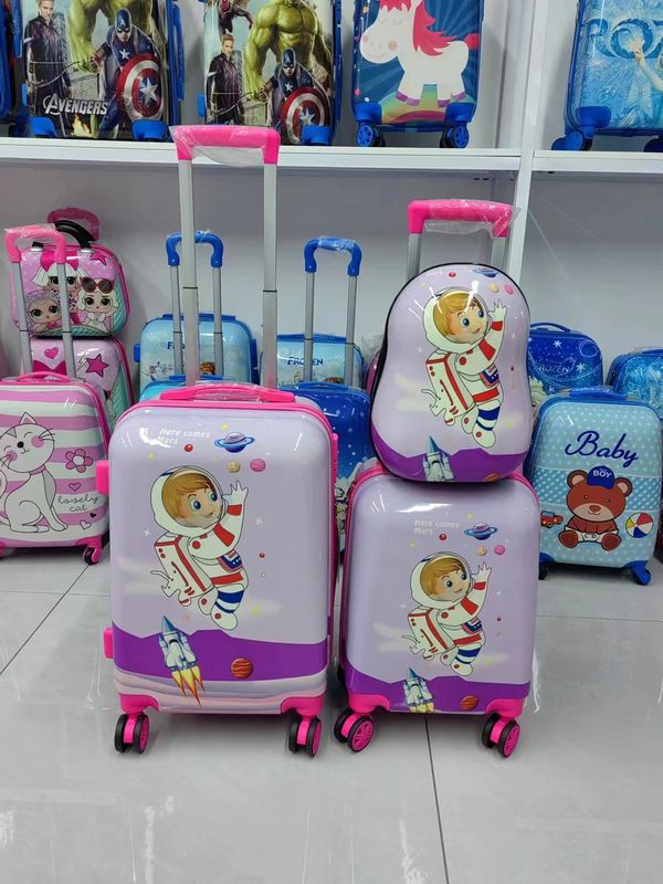 Adventurer'S Companion Dynamic Kids Cartoon Luggage Travel Set For Versatile Exploration