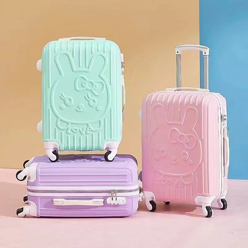 Chic Travel Companion: Girls' Suitcase with Built-In Makeup Case for Stylish Adventures