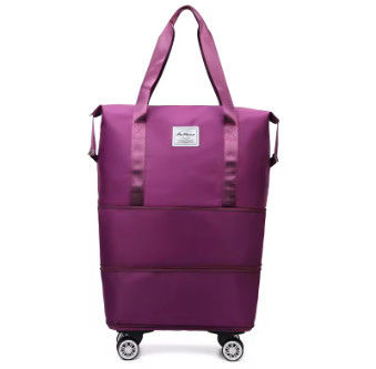 Large Capacity Carry-On Bag Universal Wheel Multifunctional Travel Bag Multi-Layer Expansion Business Travel Duffel Bag