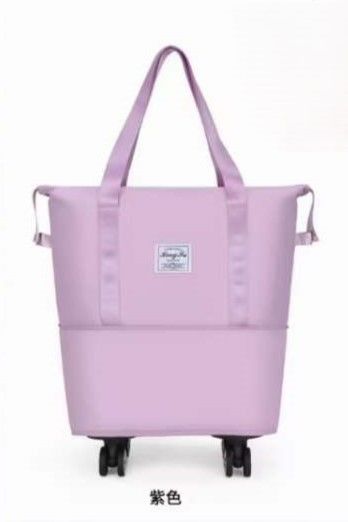 New Arrival Outdoor Customized Logo Large Capacity Waterproof Fashion Weekender Duffel Bag With 4 Wheels
