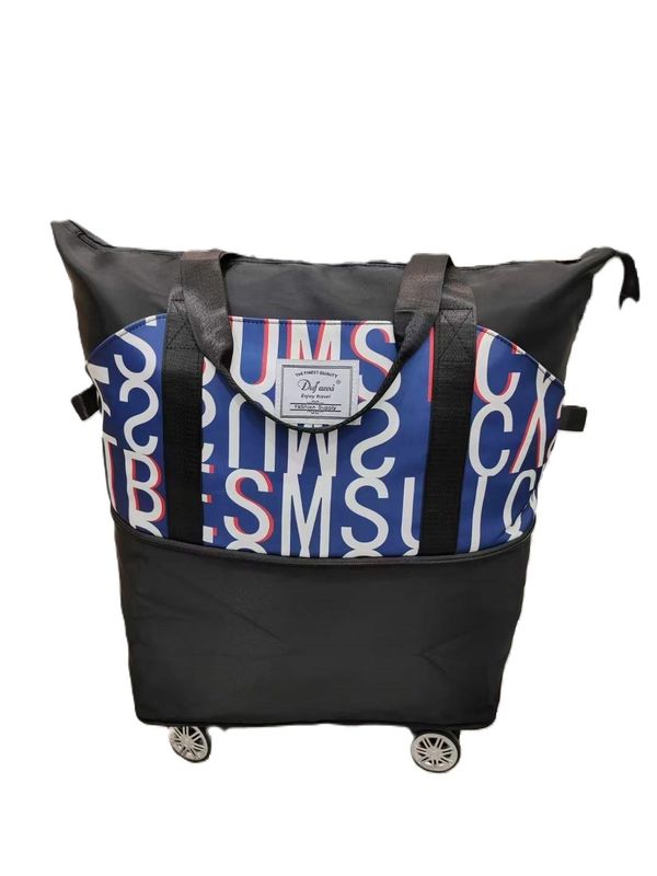 Customized Logo Unisex Gym Bag Sport Mens Weekend PU Leather Luggage Canvas Travel Large Capacity Duffel Travel Bag