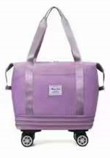 Large Capacity Sports Gym Bag Foldable Duffel Handbags Travel Luggage Bag With Four Wheels