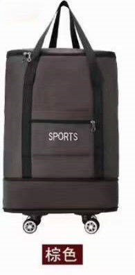 New Large Capacity Folding Air Consignment Bag Travel Wheel Backpack Moving Duffle Luggage Bags