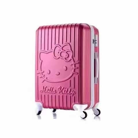 Lovely ABS Pink Suitcase Children 20/24/28 Inches Travel Suit Case Cute Girl Travel Luggage Sets With Handbag