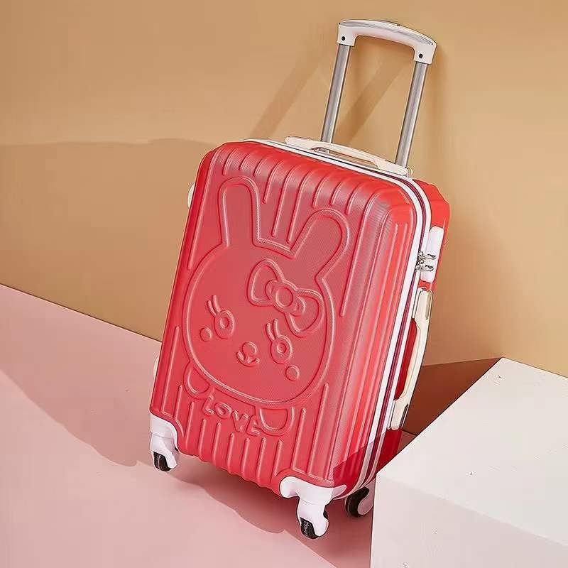Cheap Cartoon ABS Luggage Sets 14 20 24 Inch Travel Trolley Bags 4 Wheel Luggage Suitcase With Combination Lock