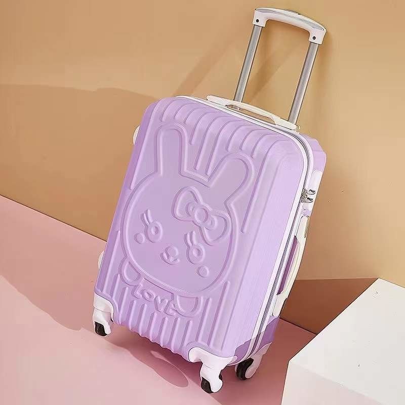 New Love Cartoon Cute Cat Mother Trolley Suitcase Universal Luggage Sets Wheel   Suitcase 20 Inch Boarding Case AP875