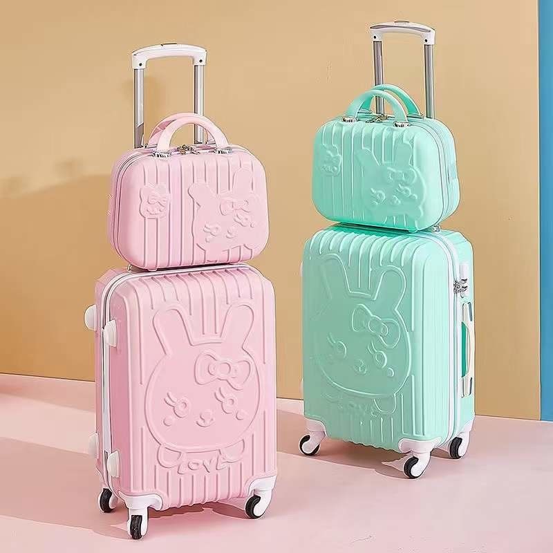 Custom Hot Sells Cheap Suitcase Children Child Kids Travel Trolley Pink School Bag Suitcase Luggage Set