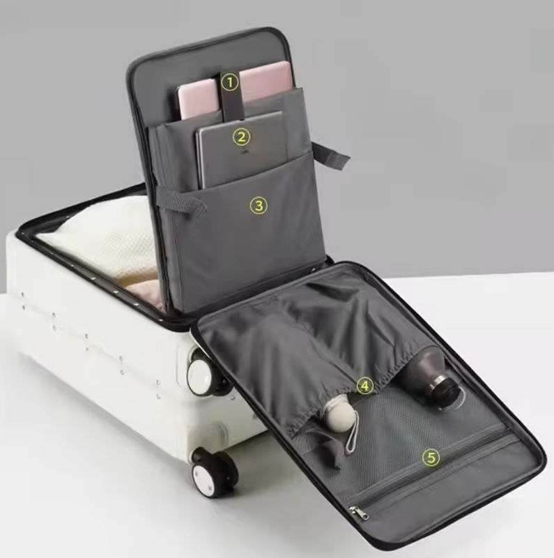 Waterproof PC Luggage Bag Self Driving Travel Boarding Suitcase 16/18/20/24 Inch Travel Luggage Sets