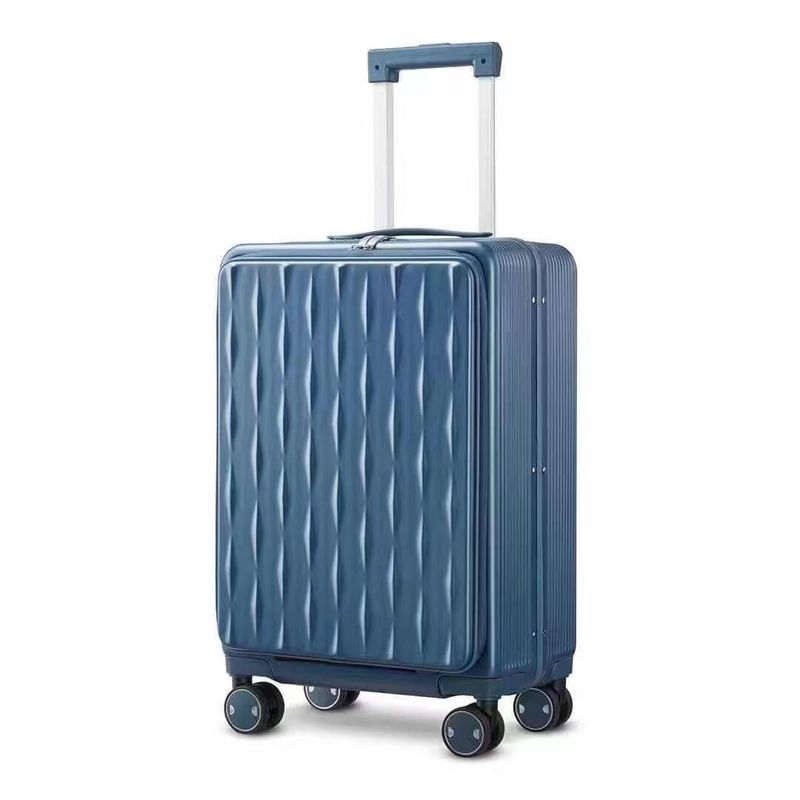 New Front Opening Multifunctional Luggage Men'S Password Suitcase Women'S Universal Wheel Trolley Case