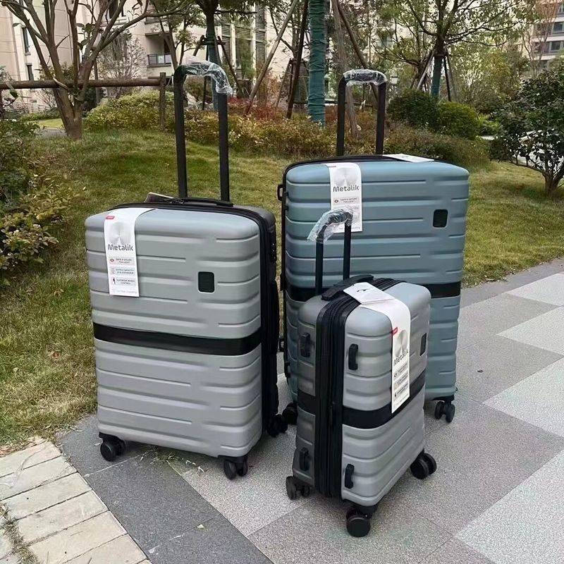 Manufacturer Custom Airplane Trolley Portable Outdoor Fashion Hard Shell PP Travel Luggage Sets