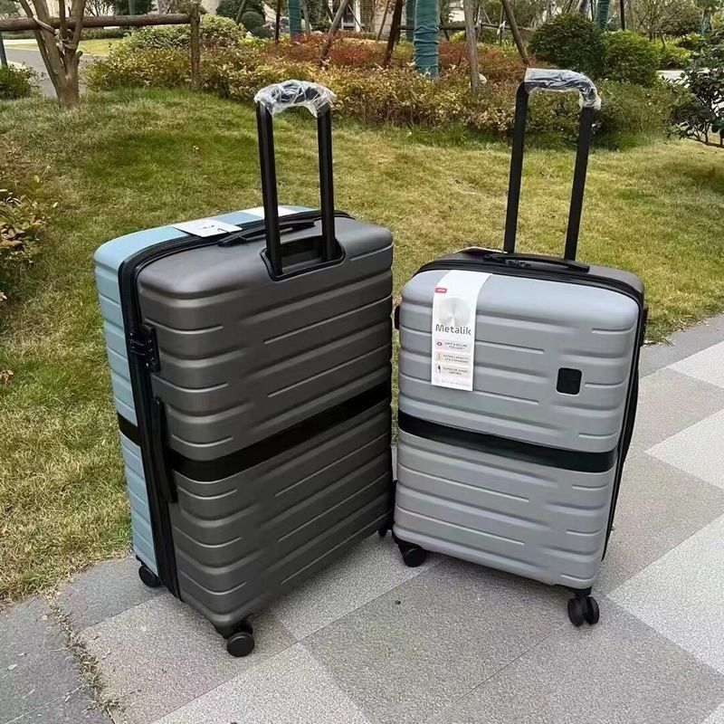 Manufacturer Custom Airplane Trolley Portable Outdoor Fashion Hard Shell PP Travel Luggage Sets