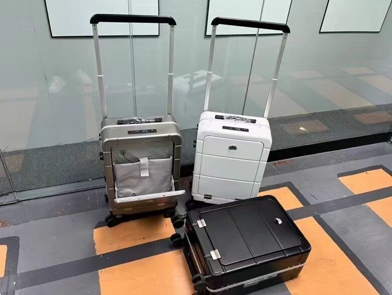 Latest Fashion Travelling Bags Trolley Luggage Custom Suitcase PC Hard Shell Suitcase With Front Opening Pocket