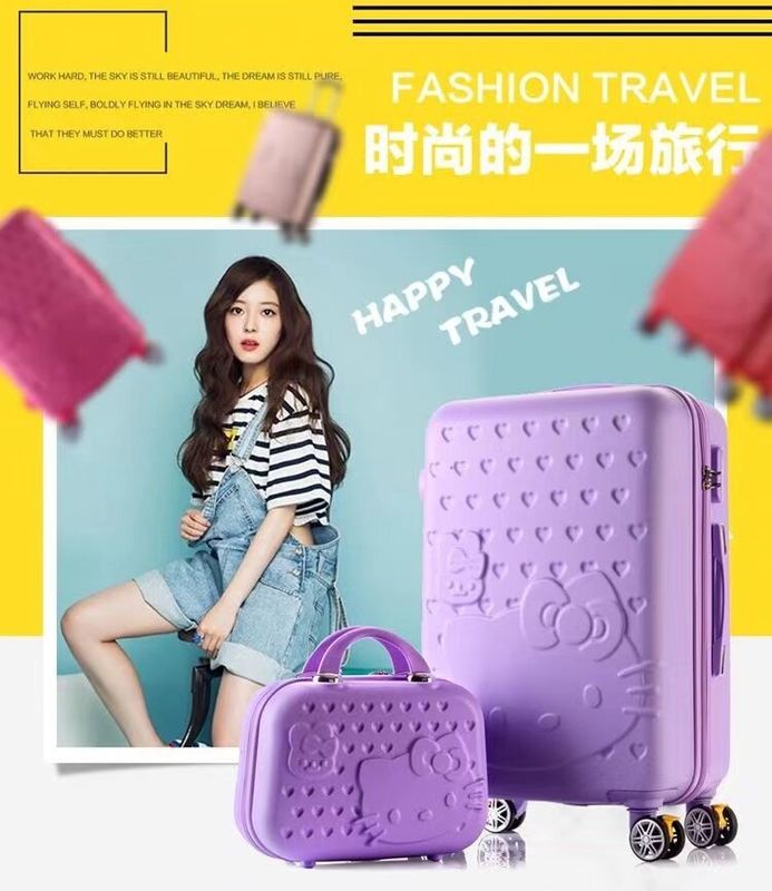 Newest Plastic Abs Suitcase Cabin Bags And Carry On Luggage Cases For Children And Kids