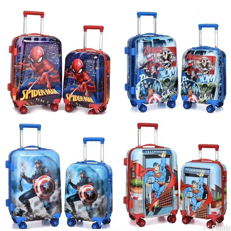 New Cartoon Gift Boarding Case Children'S Universal Wheel Trolley Case Anime Luggage Children'S Luggage