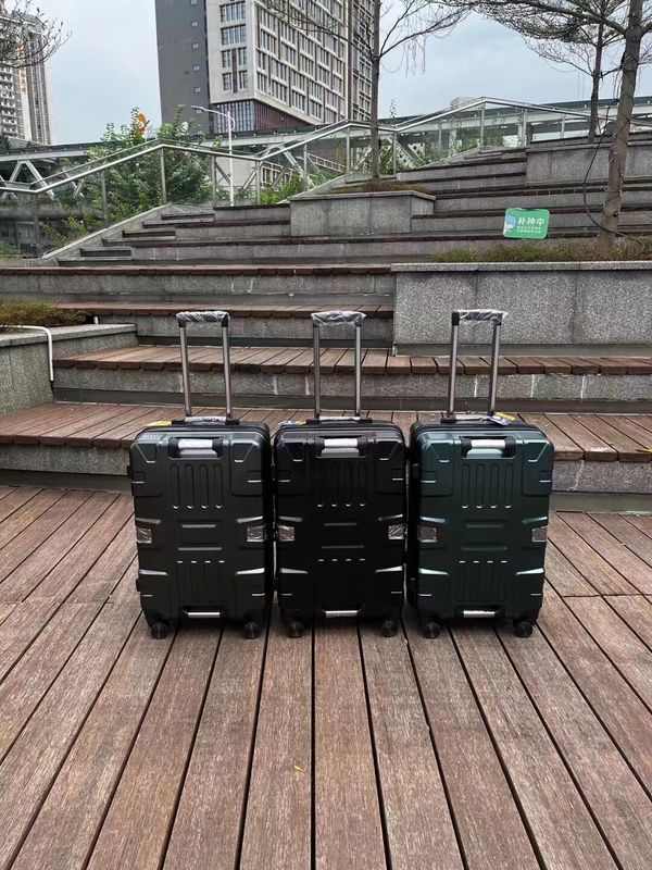 Custom Waterproof ABS Luggage 20 24 28 Inch Hard Shell Aluminum TSA PP Women Suitcase