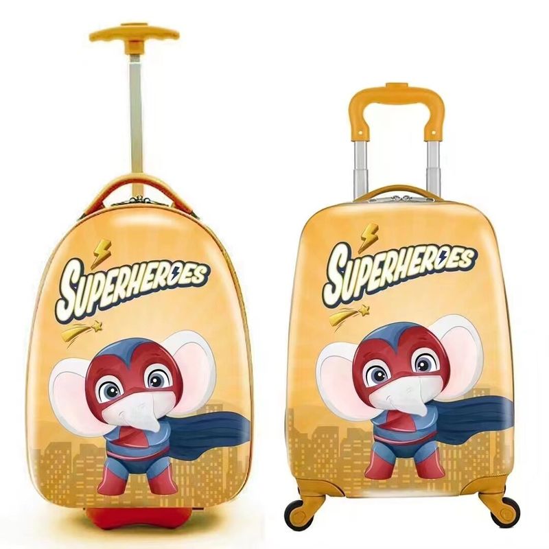 Kids Carry On Luggage For Boy'S Girl'S Children Rolling Suitcase With 4 Spinner Wheels
