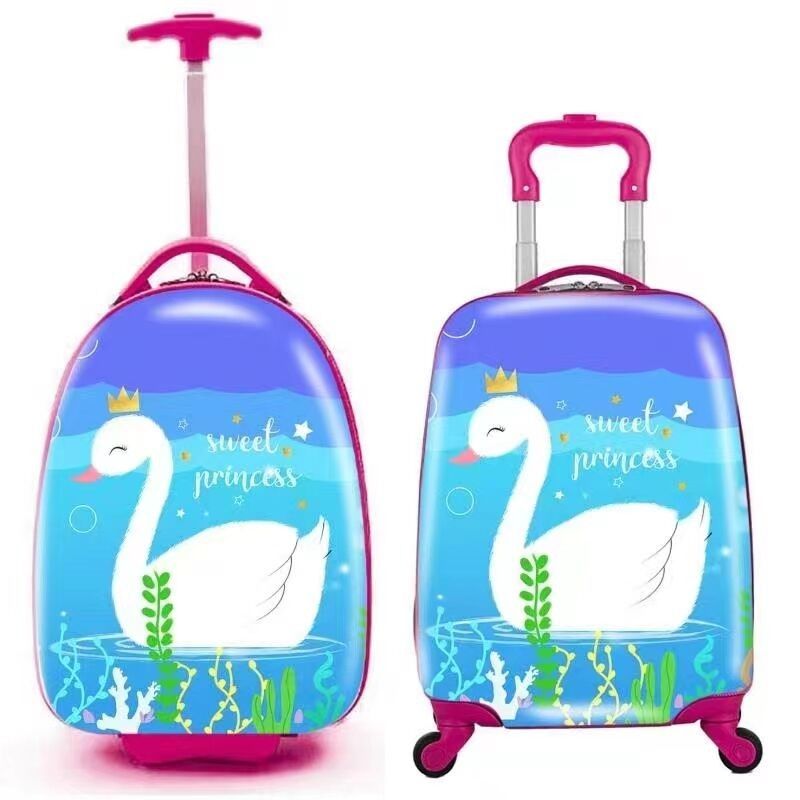 Kids Prints Trolley Case PC Suitcase Kids ABS PC Suitcase For School Travel Trip