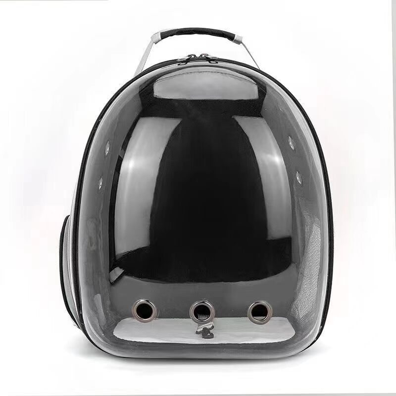 Cross-Border Breathable Wear-Resistant Small Dog Backpack Going Out Cat Backpack Pet Bag New Transparent Pet Backpack