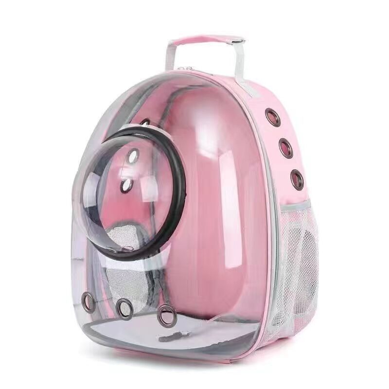 Custom Space Capsule Pet Backpack For Small Animals Popular Oxford Material With Zipper Closure