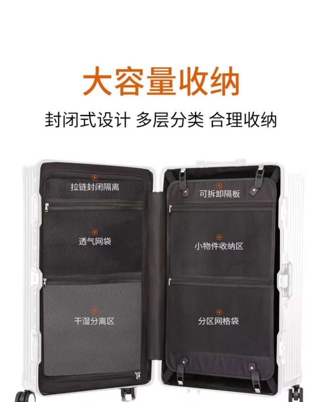 Factory Carry On Bracket Travel Cup Holder Carry On Luggage With Laptop Pocket Multifunctional Suitcase