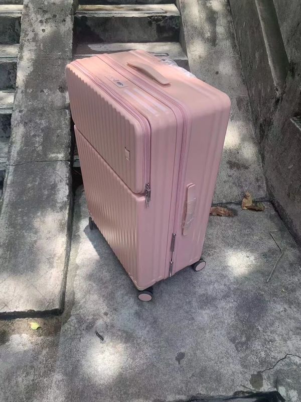 High Quality ABS PC Hard Luggage Carry On Luggage With TSA And Front Open Laptop Pocket 20/24/26 Inch Luggage Bags