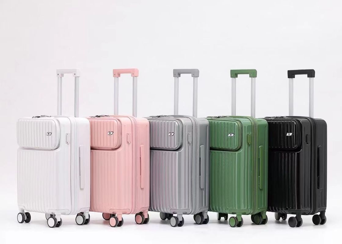 Wholesale Factory Trolley Case Bag Front Open Luggage Sets Zipper Suitcase luggage travel bag sets