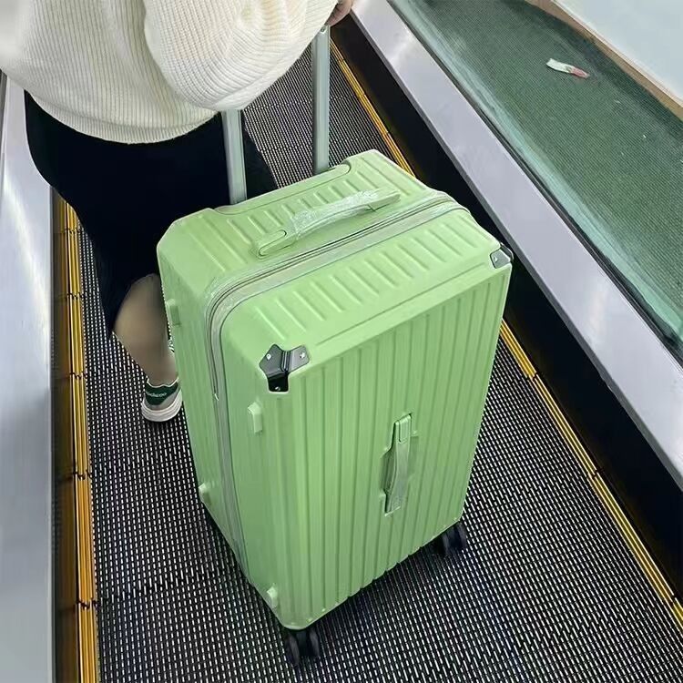 Multifunctional Unisex Travel Bag With Easy Spinner Wheels Password Lock Trolley-For Busy Schedules
