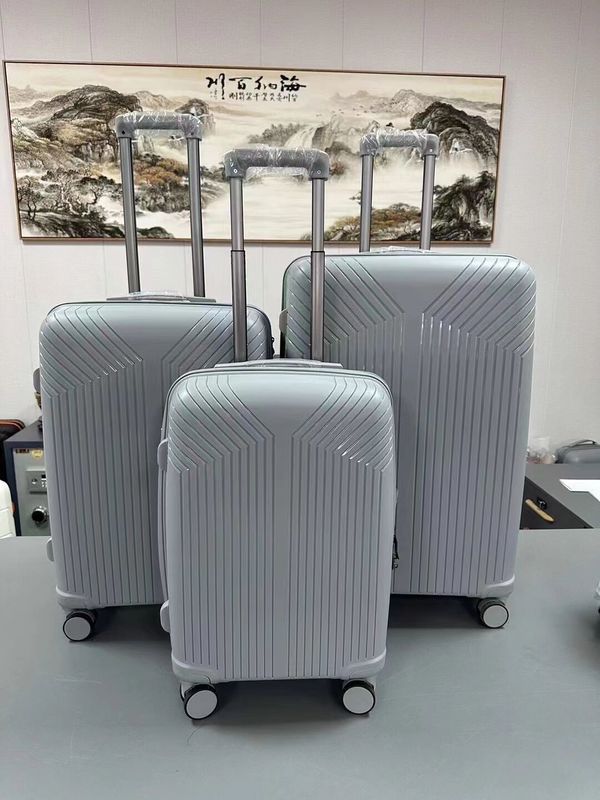 Custom Logo Durable Factory PP Luggage Cheap And Fashion Valise With Code Lock
