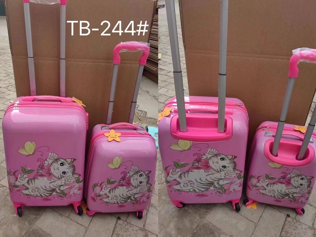 ABS+PC Kids School Luggage Trolley Travel Suitcase With Wheels For Children Travel Case