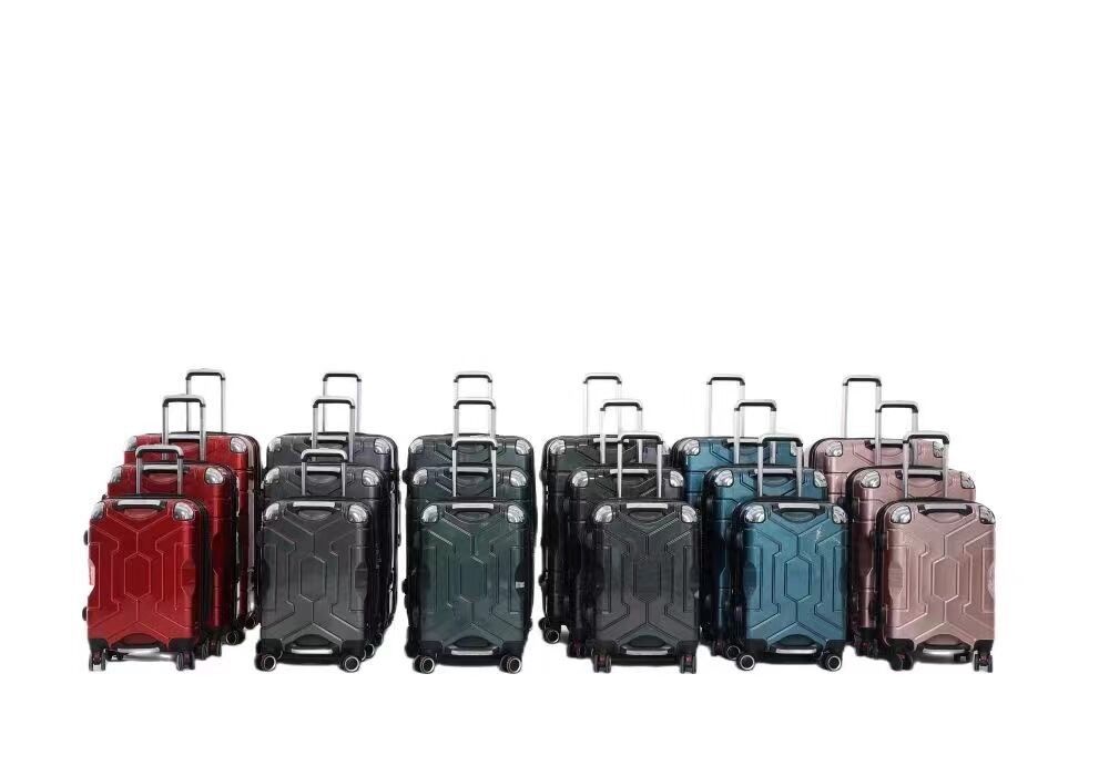20 Inch 24 Inch 28 Inch Ready Stock ABS+PC Luggage Anti-Theft Zipper Built-in Code Lock