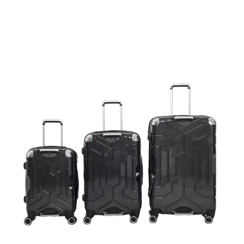 Double Handle Trolley Luggage Set With Concealed Lock New Design Anti-Theft Zipper Travel Bag
