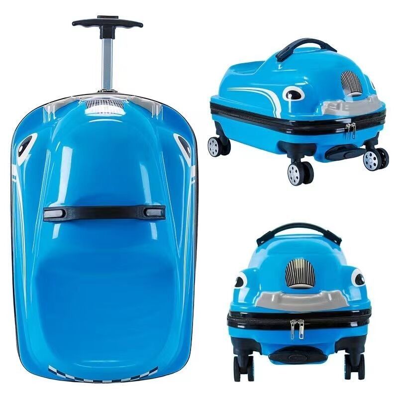 Kids Scooter Luggage Car Shape Children'S Ride On Luggage Kids Travel Bags Luggage