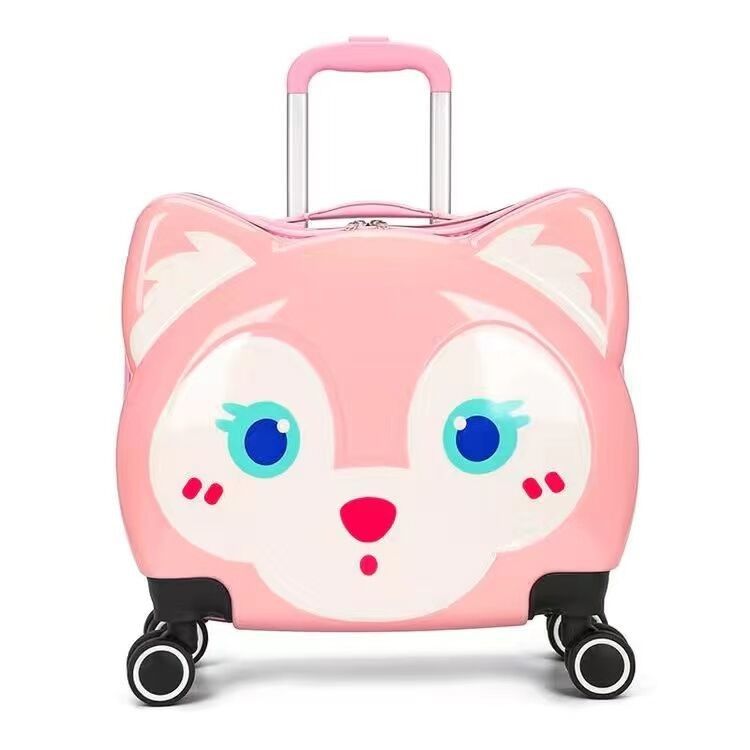 Children Pull Box 3D Cartoon Suitcase New Fashion Cute School Bag Gift Logo Customized Luggage