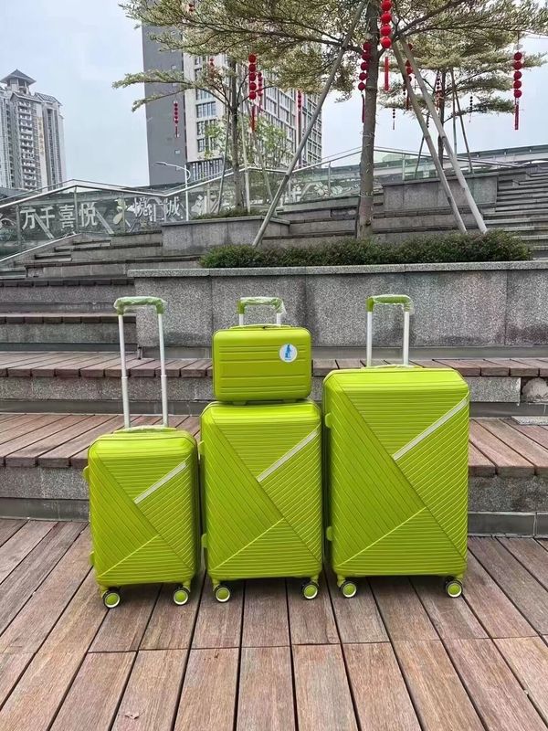 PP Travel Bags Luggage Durable Trolly Bag Luggage Set Light Weight Suitcases PP Bagages