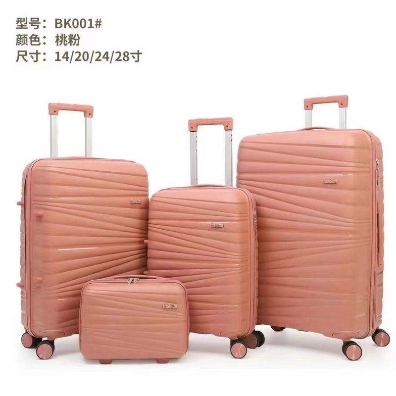 Factory Direct Sale 4 Carry-On Suitcases Valise Trolley Travel Bag PP Luggage Sets With Handbags