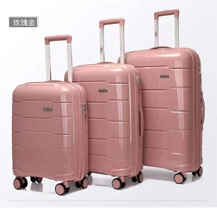 Hot Sale Custom High Quality Suitcase 20 24 28 Inch PP Travel Luggage Set