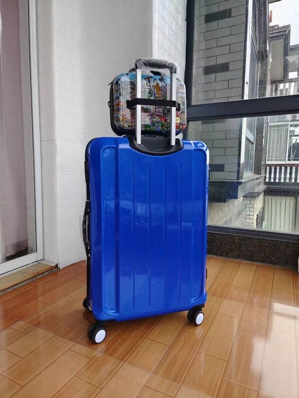 High Quality China Factory Colorful New Design Hard Shell Waterproof Gift Set Abs Wholesale Suitcase Zipper Travel Time