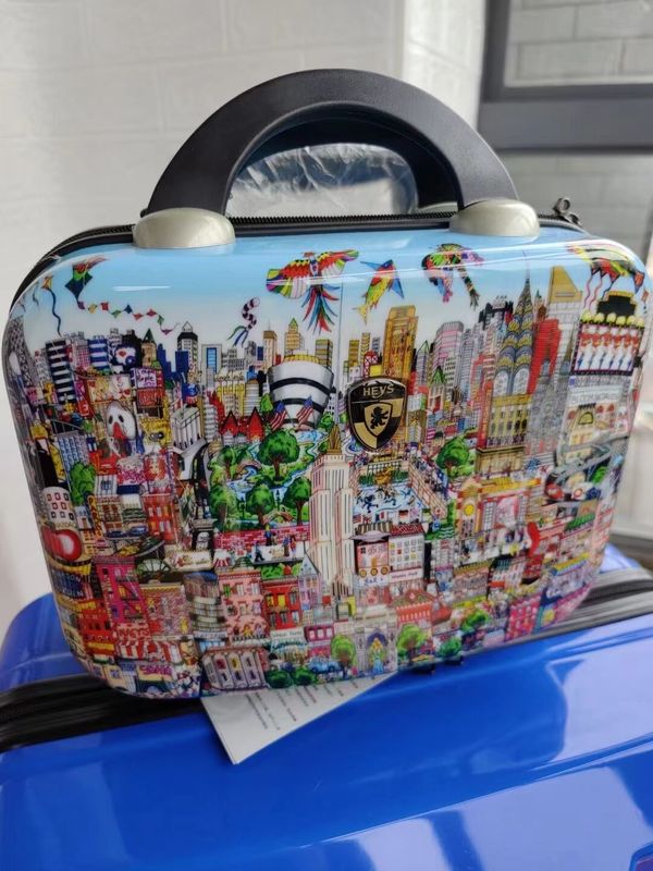 High Quality China Factory Colorful New Design Hard Shell Waterproof Gift Set Abs Wholesale Suitcase Zipper Travel Time