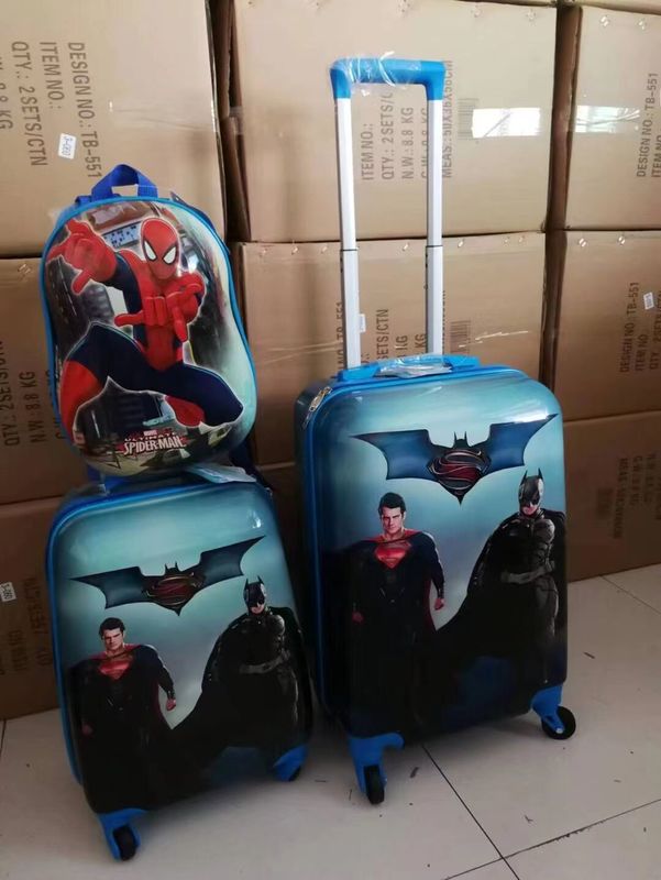 Kids Luggage Cartoon Bags Wholesale Unisex Style Spinner Outdoor Suitcase For Children