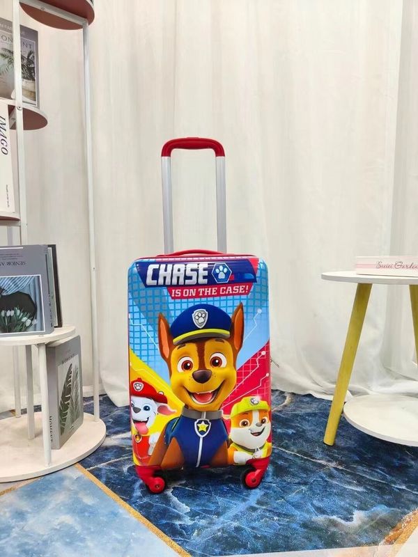 Waterproof OEM 20 Inch Easy-Pulling Trolley Bags Kids Luggage Suitcase With Adjustable Pull Handle