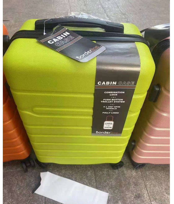 Luxury Accessories ABS Material Fashion Trolley Case Universal Wheel Aluminum Trolley Suitcase Unisex Password Luggage
