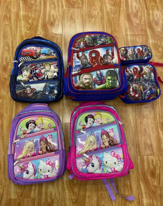 Back To School Supplies Kit Backpack 2024 School Bags Kids School Bags For Boys Cartoon Schoolbag Backpack