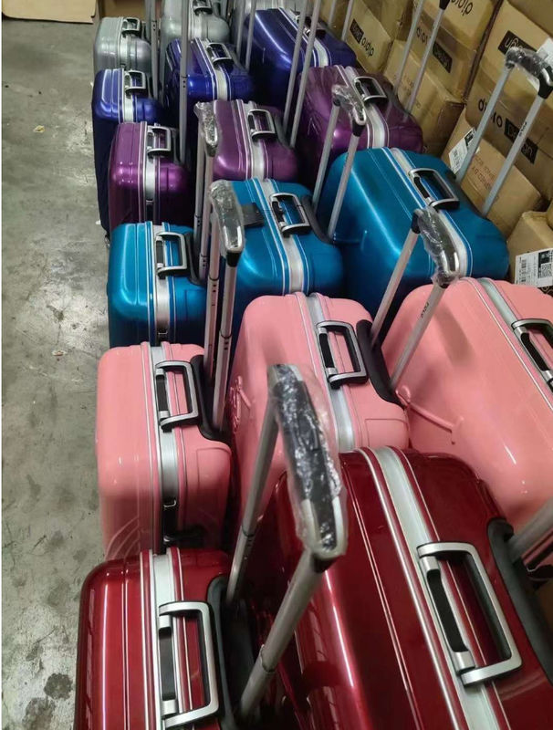 Customized ABS/PC Luggage 20 24 28 Inch High Quality Spinner Trolley Bags To Business Outdoor
