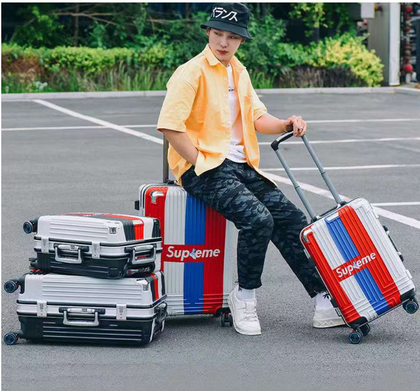 Customized Luggage 20/24Inch Children'S Trolley Box Customized Logo Fashionable Universal Wheel Mount Box, Gift Code Box