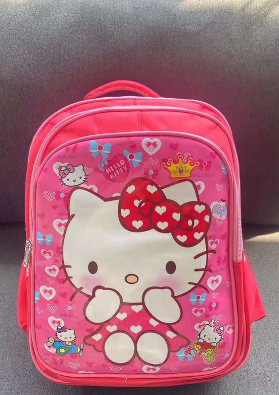 AL Kuromi Elementary 3d School Backpack 3-Piece Set 1-6th Grade Children'S Cartoon Backpack Pencil Case Bag