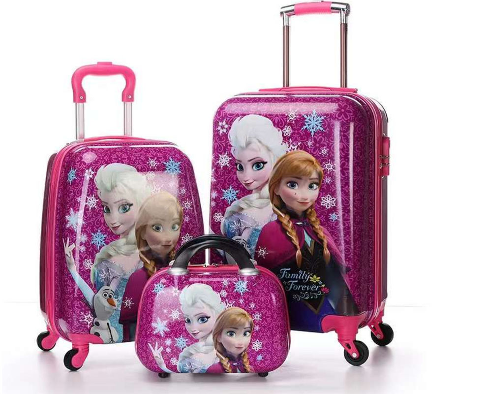Customize Pattern Cartoon Animation Kids Ride-On Suitcase Children Seat For Girls Boys Travel Carry On Luggage