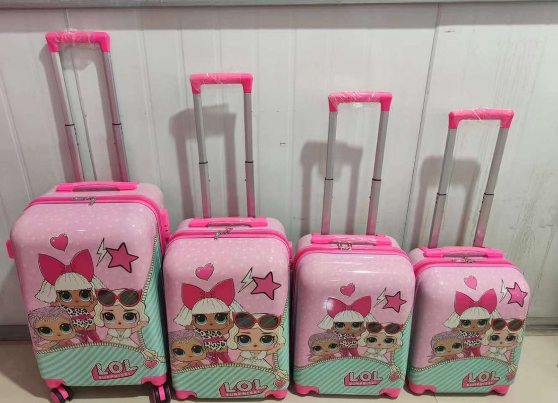 Children'S Waterproof Anti-Theft Skateboard Trolley Suitcase Cute Cartoon Printing Universal Wheel Skateboard Suitcases