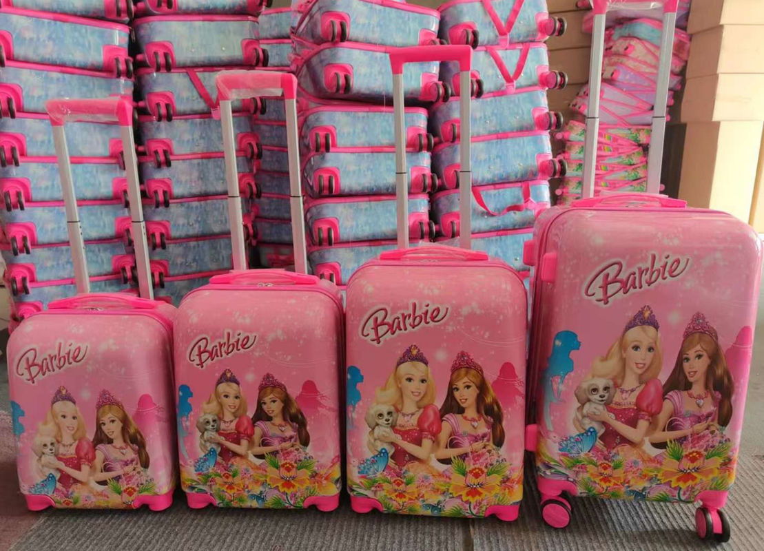 16 18 20 22 Inches Double-Sided Cartoon Zipper Luggage, Universal Wheel Boarding Travel Box, Children'S Trolley Case